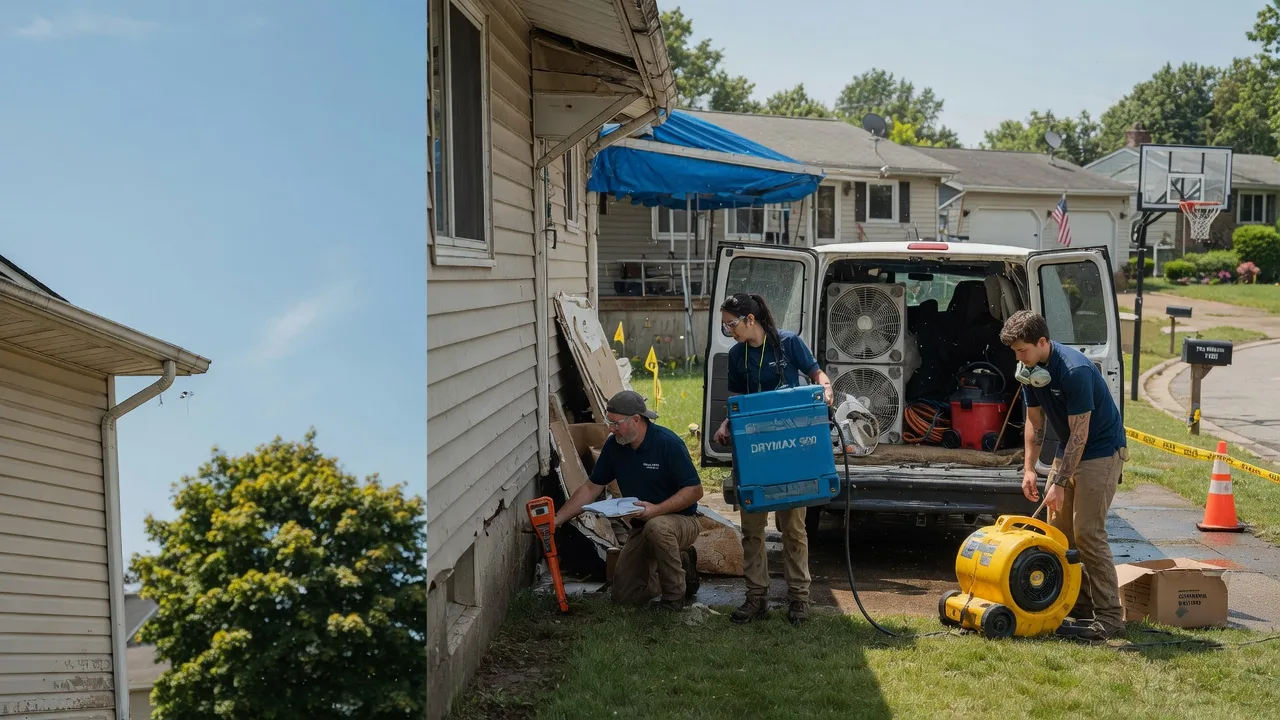 Ceiling Leak Cleanup in Young America, MN near me