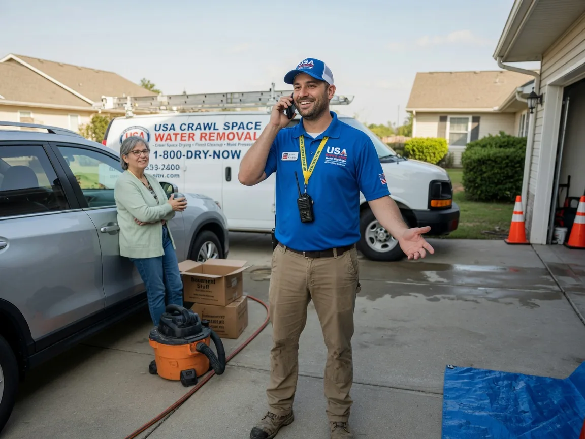Crawl Space Water Removal Young America, MN FAQs